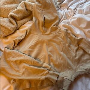 Aritzia Tan Hoodie Sweatshirt